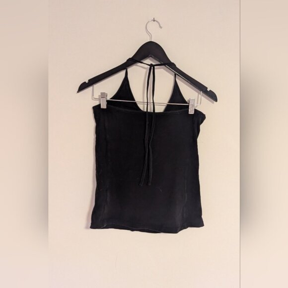 Black Halter Top - Womens Medium - Picture 2 of 3